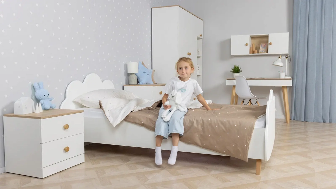 Tumba Mellow, rəng Ağ premium + Palıd sonoma - 3 - большое изображение